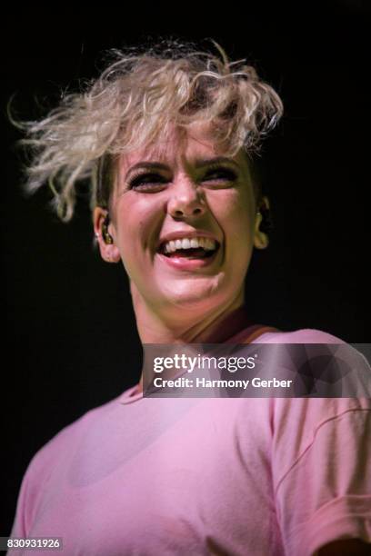 Singer/Songwriter Betty Who performs at The Observatory on August 12, 2017 in Santa Ana, California.