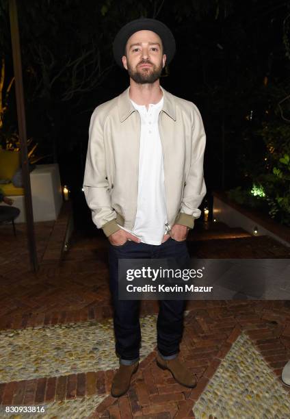 Justin Timberlake attends Apollo in the Hamptons 2017: hosted by Ronald O. Perelman at The Creeks on August 12, 2017 in East Hampton, New York.