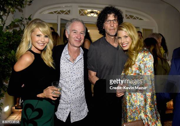 Christie Brinkley, John McEnroe, Howard Stern, and Beth Ostrosky Stern attend Apollo in the Hamptons 2017: hosted by Ronald O. Perelman at The Creeks...