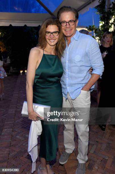 Desiree Gruber and Kyle Maclachlan attend Apollo in the Hamptons 2017: hosted by Ronald O. Perelman at The Creeks on August 12, 2017 in East Hampton,...