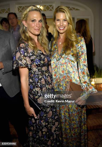 Molly Sims and Beth Ostrosky Stern attend Apollo in the Hamptons 2017: hosted by Ronald O. Perelman at The Creeks on August 12, 2017 in East Hampton,...