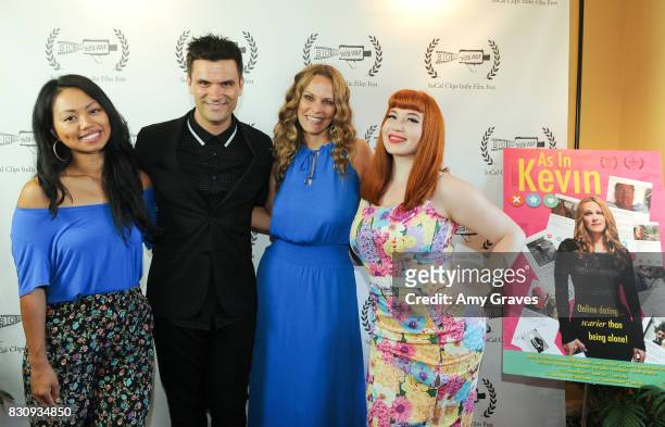 Priscilla Bawicia, Kash Hovey, Summer Moore and Kasia Szarek attend the Premiere Of "As In Kevin" At Socal Clips Indie Film Fest on August 12, 2017...