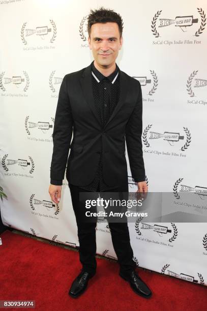 Kash Hovey attends the Premiere Of "As In Kevin" At Socal Clips Indie Film Fest on August 12, 2017 in Los Angeles, California.