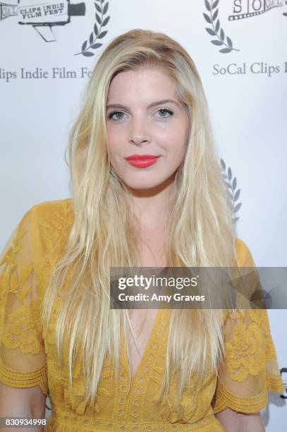 Victoria Jacobsen attends the Premiere Of "As In Kevin" At Socal Clips Indie Film Fest on August 12, 2017 in Los Angeles, California.
