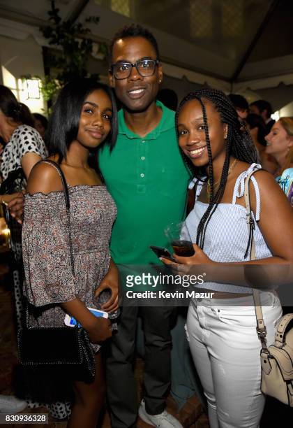 Chris Rock with daughters Zahra Savannah Rock and Lola Simone Rock attend Apollo in the Hamptons 2017: hosted by Ronald O. Perelman at The Creeks on...