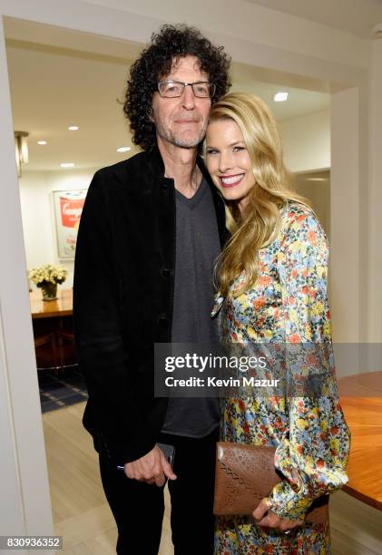 Howard Stern and Beth Ostrosky Stern attend Apollo in the Hamptons 2017: hosted by Ronald O. Perelman at The Creeks on August 12, 2017 in East...