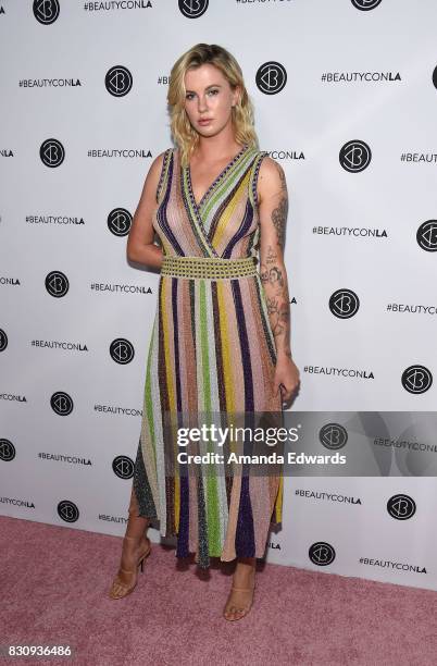 Model Ireland Baldwin attends the 5th Annual Beautycon Festival Los Angeles at the Los Angeles Convention Center on August 12, 2017 in Los Angeles,...