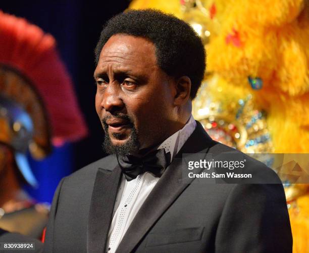 Former boxer and attendee Thomas Hearns attends the fifth annual Nevada Boxing Hall of Fame induction gala at Caesars Palace on August 12, 2017 in...