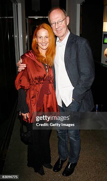 Hans Peter Korff and Christiane Leuchtmann attend the Hamburger Director's Cut on October 2, 2008 in Hamburg, Germany.