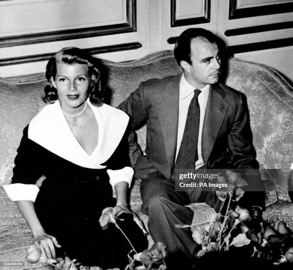 Rita Hayworth and Prince Aly Khan