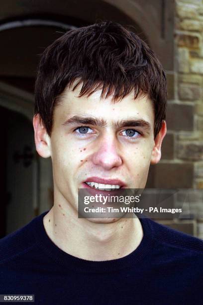 Kelvin Fletcher, who plays Andy Sudgen celebrates on the set of Emmerdale near Leeds, to mark the 30th anniversary of the soap. 30/03/04: Kelvin...