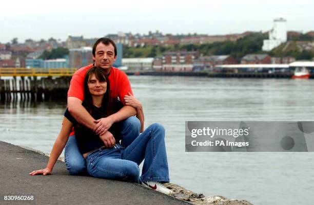 Sara and Michael Payne, parents of murdered school girl Sarah Payne, at south Shields riverside prior to attending the north of England Victim's...