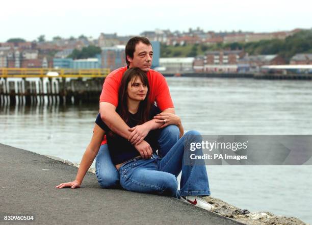 Sara and Michael Payne, parents of murdered school girl Sarah Payne, at south Shields riverside prior to attending the north of England Victim's...