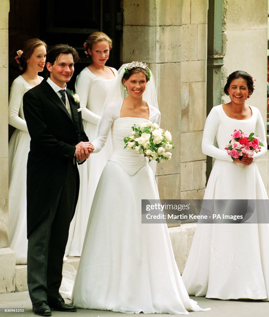 Royalty - Lady Sarah Armstrong-Jones and Daniel Chatto Wedding - St Stephen Walbrook Church