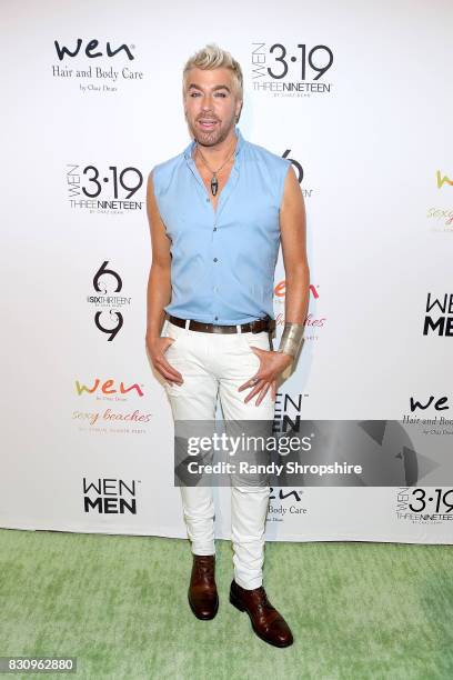 Chaz Dean attends his summer party benefiting Love Is Louder on August 12, 2017 in Los Angeles, California.