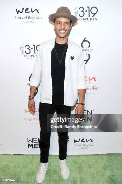 Rayvon Owen attends Chaz Dean summer party benefiting Love Is Louder on August 12, 2017 in Los Angeles, California.