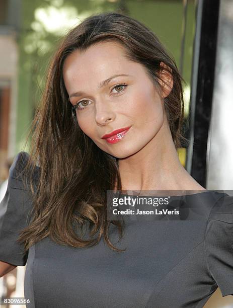Actress Anna Walton attends the premiere of Universal's Hellboy II: The Golden Army at Mann Village Theater on June 28, 2008 in Westwood California.