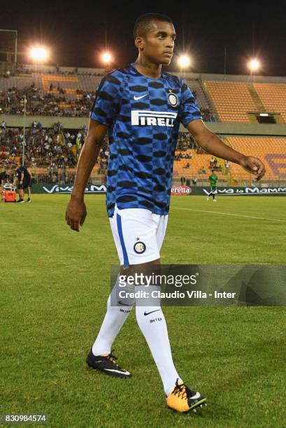 Dalbert Henrique Chagas Estevão of FC Internazionale looks on prior to the Pre-Season Friendly match between FC Internazionale and Real Betis at...