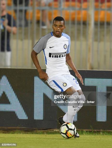 Dalbert Henrique Chagas Estevão of FC Internazionale in action during the Pre-Season Friendly match between FC Internazionale and Real Betis at...