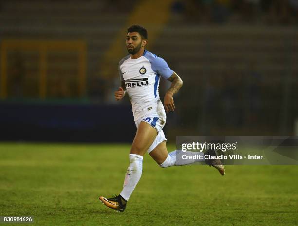 Gabriel Barbosa Almeida of FC Internazionale in action during the Pre-Season Friendly match between FC Internazionale and Real Betis at Stadio Via...