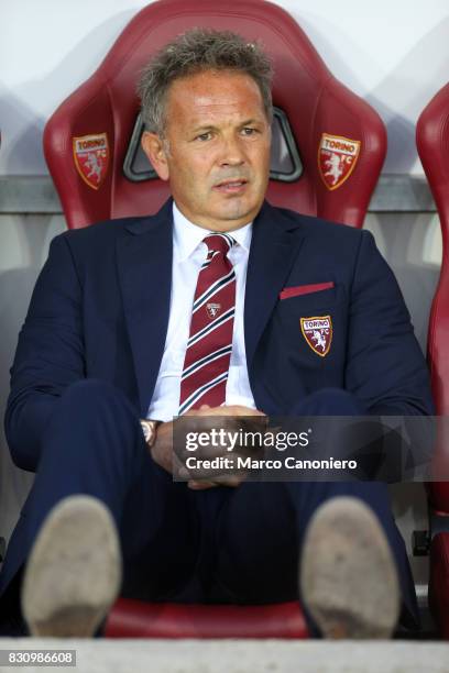 Sinisa Mihajlovic, head coach of Torino FC, looks on before the Coppa Italia Tim football match between Torino FC and Trapani Calcio . Torino Fc wins...