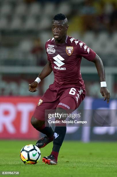 Afriyie Acquah of Torino FC in action during the TIM Cup football match between Torino FC and Trapani Calcio. Torino FC wins 7-1 over Trapani Calcio.