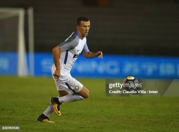 Ivan Perisic of FC Internazionale in action during the Pre-Season Friendly match between FC Internazionale and Real Betis at Stadio Via del Mare on...