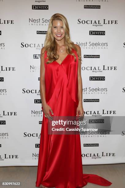 Beth Stern attends the Social Life Magazine Nest Seekers August Issue Party on August 12, 2017 in Southampton, New York.