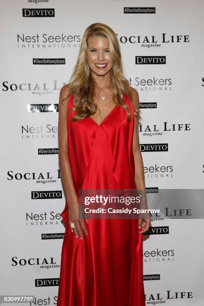 Beth Stern attends the Social Life Magazine Nest Seekers August Issue Party on August 12, 2017 in Southampton, New York.