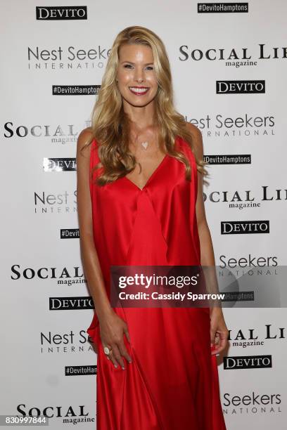 Beth Stern attends the Social Life Magazine Nest Seekers August Issue Party on August 12, 2017 in Southampton, New York.