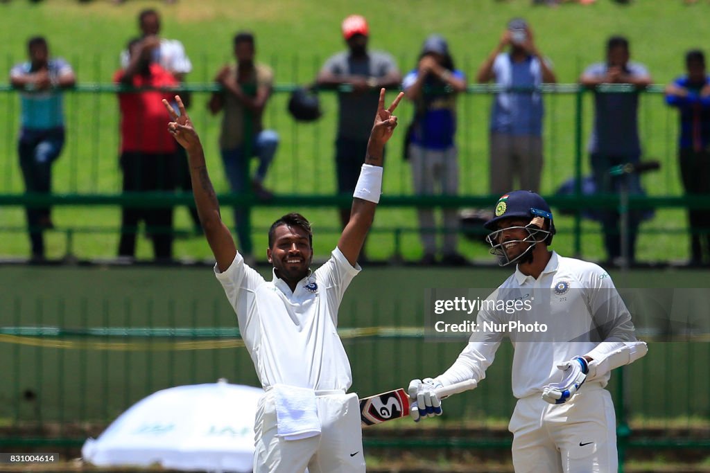 Sri Lanka v India - Cricket, 3rd Test - Day 2