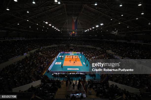General view during the 19th Asian Senior Women's Volleyball Championship 2017 Classification match between Korea and Philippines at Alonte Sports...