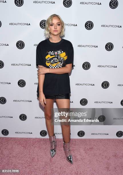 Maddi Bragg attends the 5th Annual Beautycon Festival Los Angeles at the Los Angeles Convention Center on August 12, 2017 in Los Angeles, California.