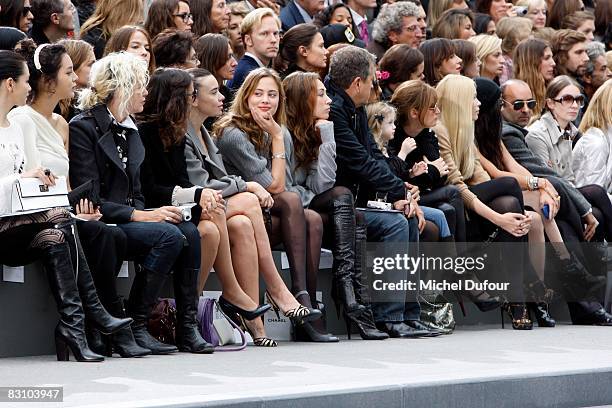 Virginie Ledoyen, Elodie Bouchez, Nora Arnezeder, Mario Testino, Jemima Khan, Claudia Schiffer and Zoe Kravitz attend the Chanel PFW Spring Summer...