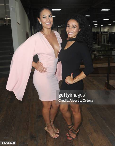 Actress Jes Meza and producer Alia Kruz Ann Kennelly attend the Celebration for World Elephant Day Hosted By Elephants In My Backyard held at Trunk...