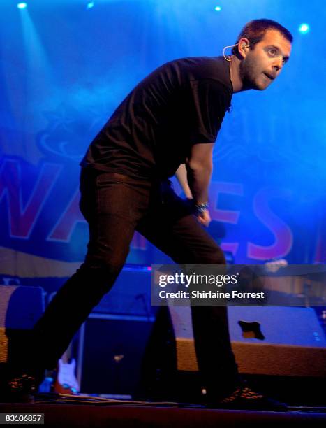 Mike Skinner aka The Streets performs at Wakestock 08 in Cardigan Bay on 6, July 2008 in Abersoch, Wales.