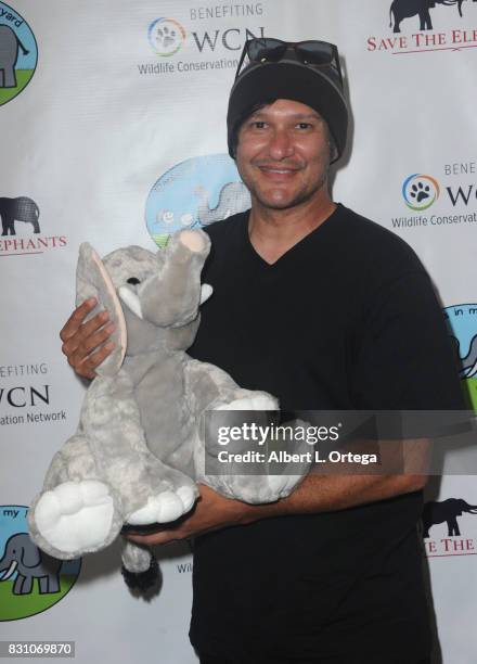 Actor/musician Neil D'Monte attends the Celebration for World Elephant Day Hosted By Elephants In My Backyard held at Trunk Club on August 12, 2017...