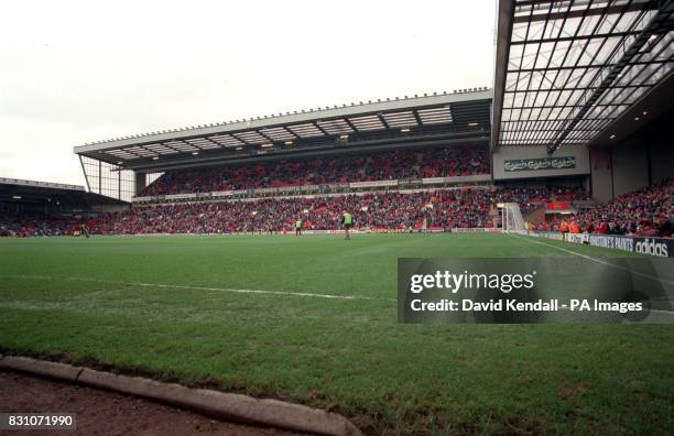 The Liverpool Football Club ground, Anfield. Liverpool football club may leave its Anfield ground - along with the world-famous Kop - for a bigger...