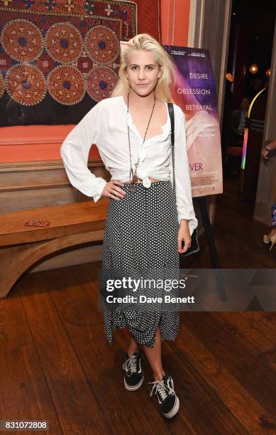 India Rose James attends a VIP preview screening of "Tulip Fever" at The Soho Hotel on August 13, 2017 in London, England.