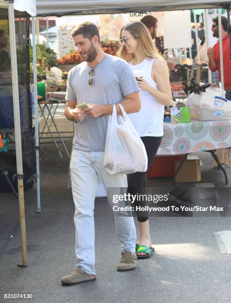 Whitney Port and Tim Rosenman are seen on August 12, 2017 in Los Angeles, CA.