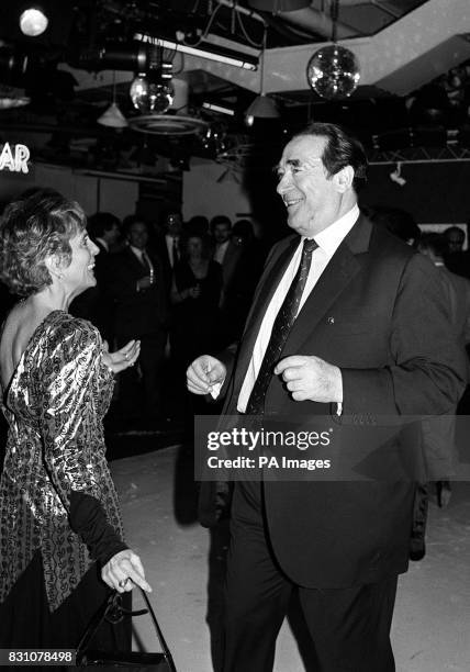 Robert Maxwell with his secretary Jean Baddeley.