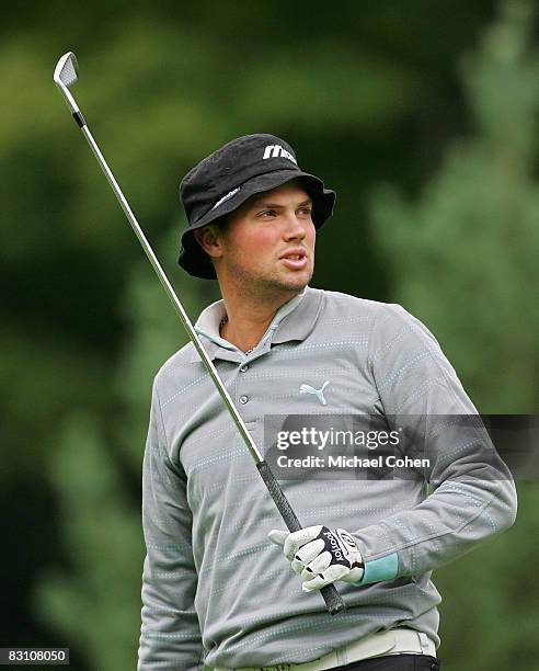 Jeff Overton during the second round of the Turning Stone Resort Championship at Atunyote Golf Club held on October 3, 2008 in Verona, New York.