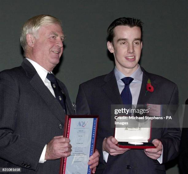 David James from Brentwood, Essex who studied at The Campion School with Raoul Franklin, Chair of the National Awards for the Student of the Year...