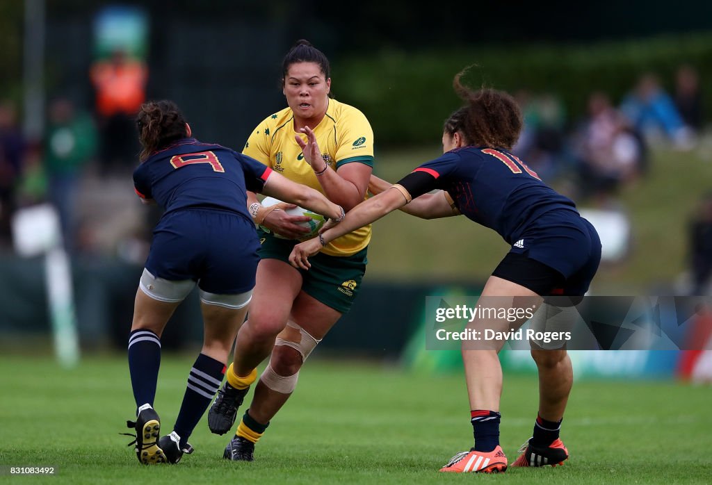 France v Australia - Women's Rugby World Cup 2017
