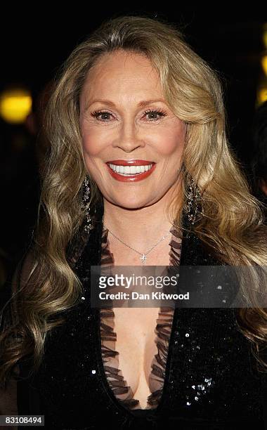 Faye Dunaway arrives at the official screening of 'Flick', at the Raindance Film Festival, in the Trocadero on October 3, 2008 in London, England.