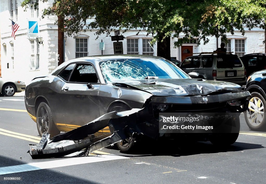 Violent Clashes Erupt at "Unite The Right" Rally In Charlottesville