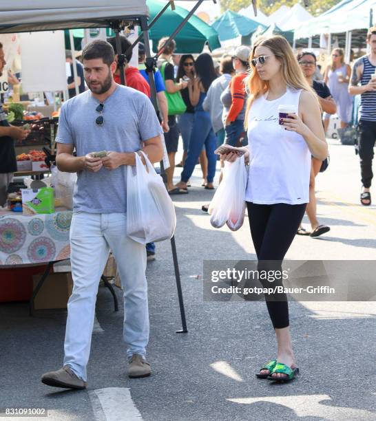 Tim Rosenman and Whitney Port is seen on August 13, 2017 in Los Angeles, California.