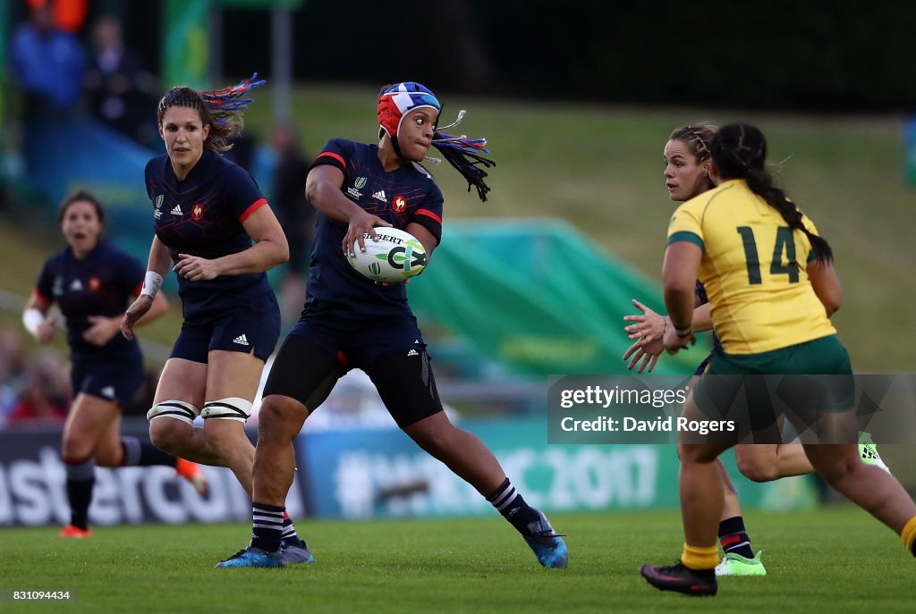 France v Australia - Women's Rugby World Cup 2017