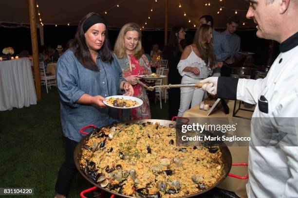 Atmosphere at the Hamptons Magazine Private Dinner Celebrating East Hampton Library Authors Night on August 12, 2017 in East Hampton, New York.