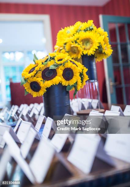 Atmosphere at the Hamptons Magazine Private Dinner Celebrating East Hampton Library Authors Night on August 12, 2017 in East Hampton, New York.